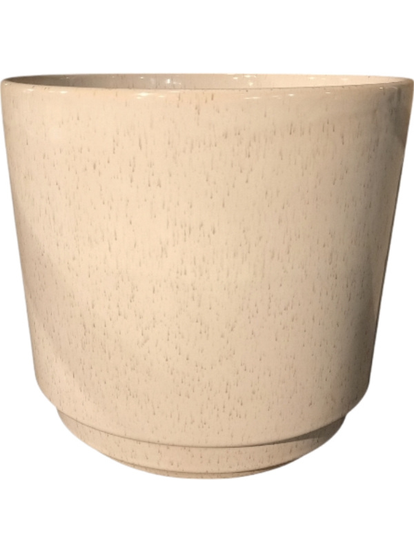 
                  
                    Pot Cera Gina Da Blanc, hauteur 26 cm, diamètre 29 cm, référence 6LIMCER09.
                  
                