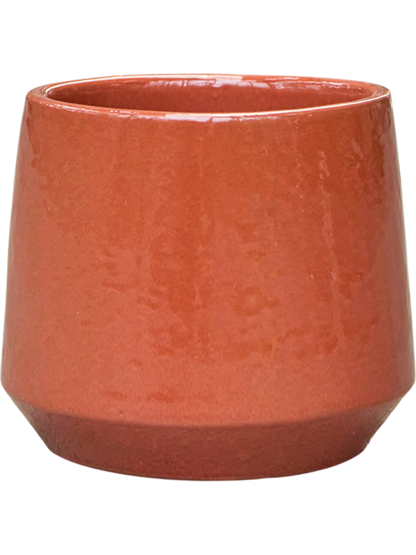
                  
                    Pot Common Gina Da Rouge brique, céramique émaillée, hauteur 13 cm, diamètre 15 cm, référence 6LIMCOP21.
                  
                