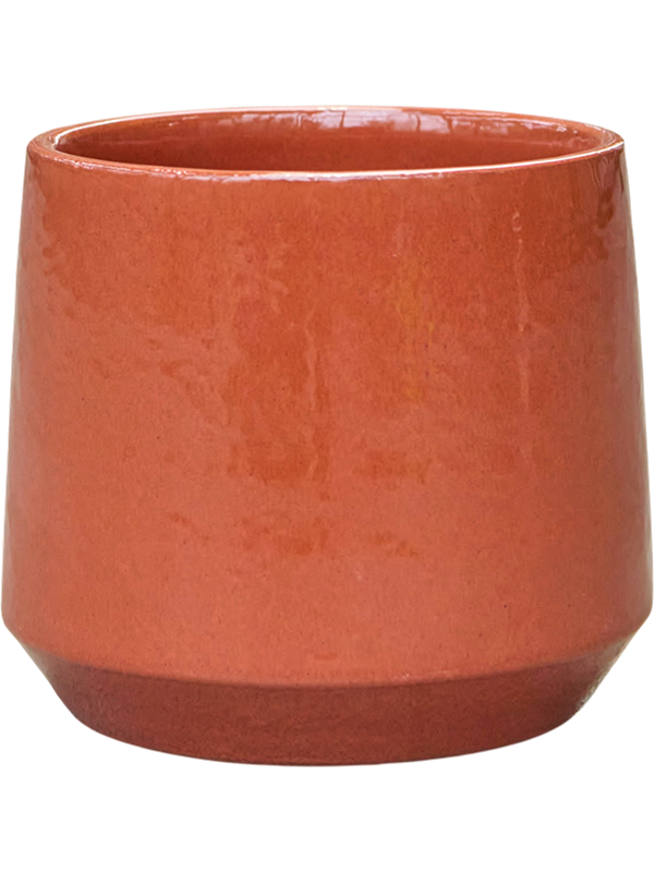 
                  
                    Pot Common Gina Da Rouge brique, céramique émaillée, hauteur 15 cm, diamètre 17 cm, référence 6LIMCOP22.
                  
                