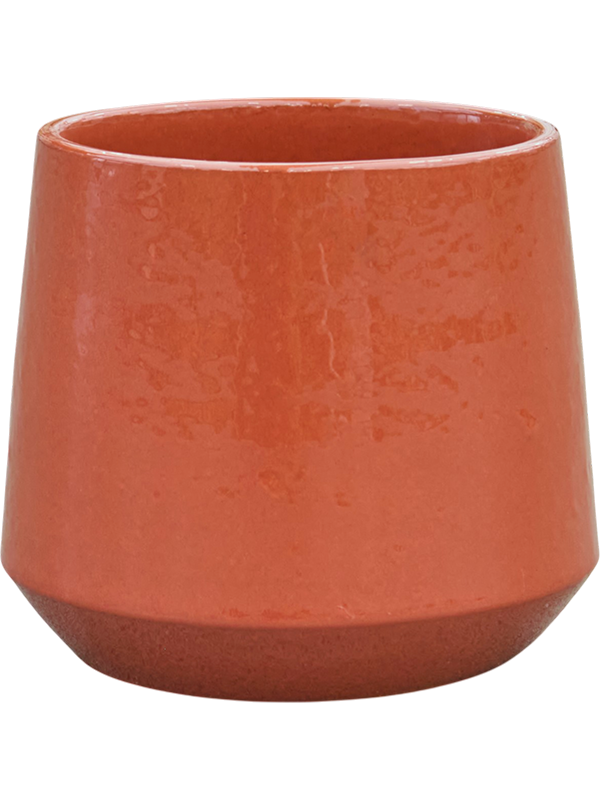 
                  
                    Pot Common Gina Da Rouge brique, céramique émaillée, hauteur 17 cm, diamètre 19 cm, référence 6LIMCOP23.
                  
                