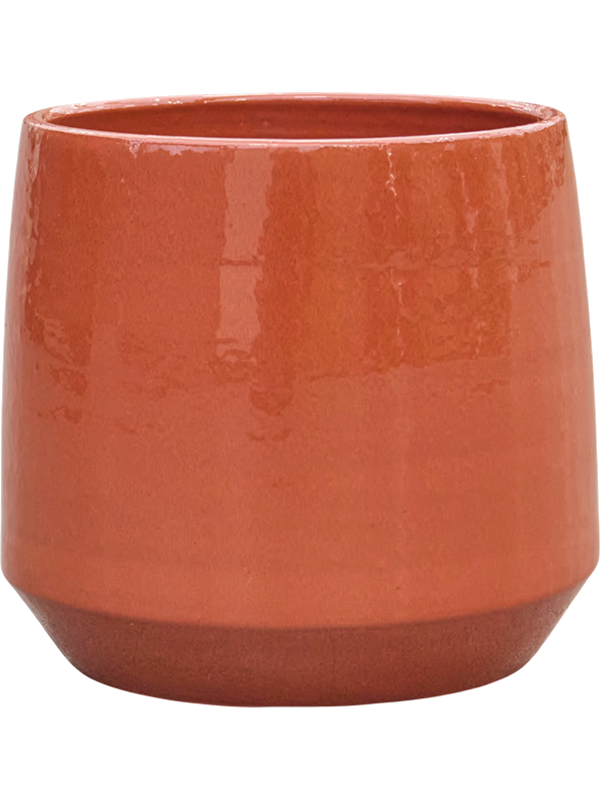 
                  
                    Pot Common Gina Da Rouge brique, céramique émaillée, hauteur 24 cm, diamètre 28 cm, référence 6LIMCOP25.
                  
                