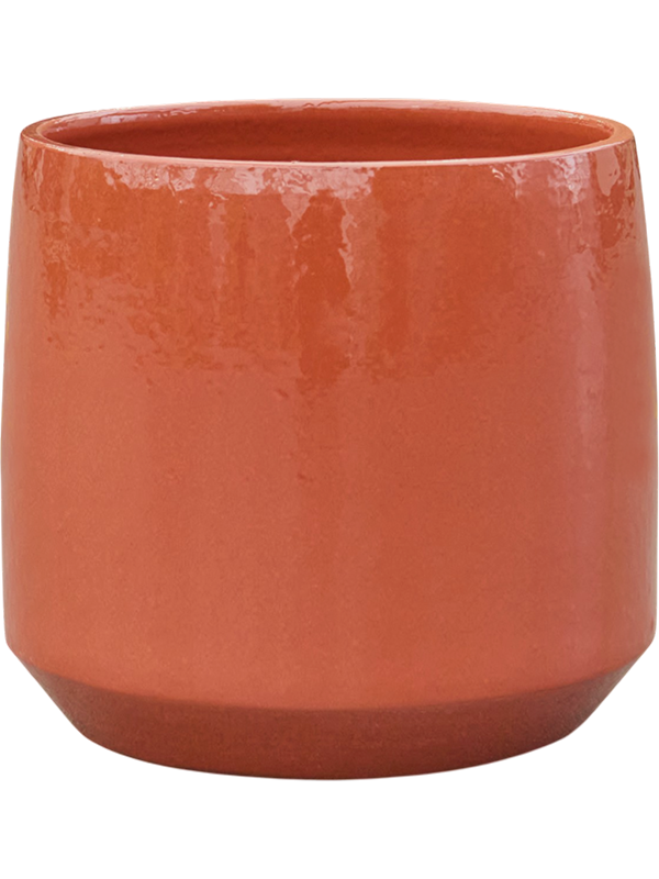 
                  
                    Pot Common Gina Da Rouge brique, céramique émaillée, hauteur 30 cm, diamètre 32 cm, référence 6LIMCOP26.
                  
                