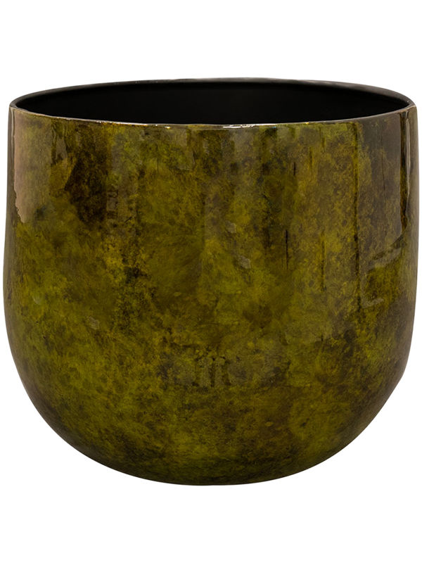 
                  
                    Pot Emmie Ter Steege en métal jaune mystic, hauteur 17 cm, diamètre 19 cm
                  
                