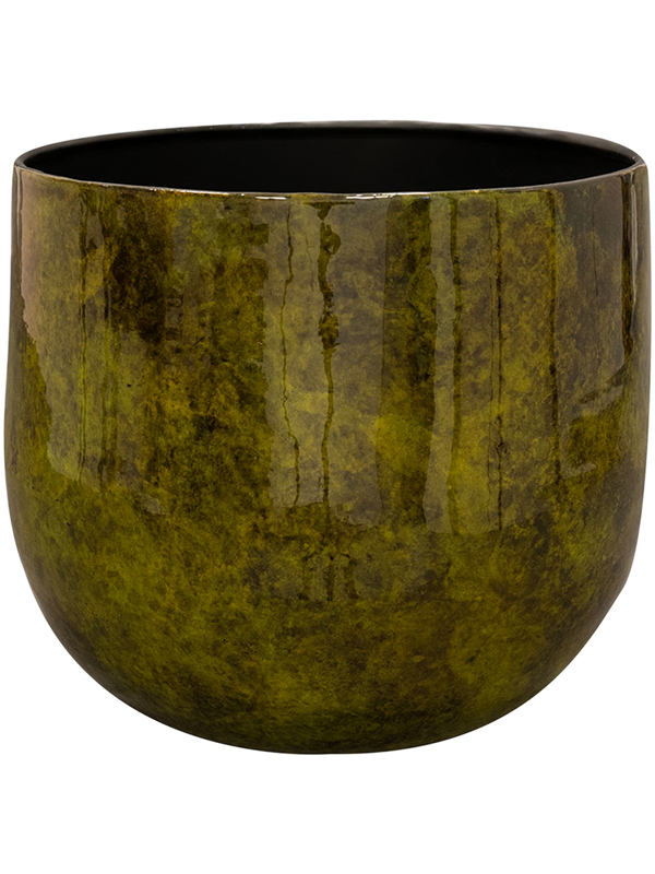 
                  
                    Pot Emmie Ter Steege en métal jaune mystic, hauteur 20 cm, diamètre 23 cm
                  
                