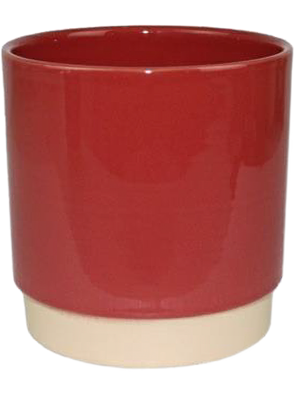 
                  
                    Pot Eno Duo Gina Da rouge en céramique émaillée bicolore, hauteur 8 cm, diamètre 8 cm, référence 6LIMENRE9.
                  
                