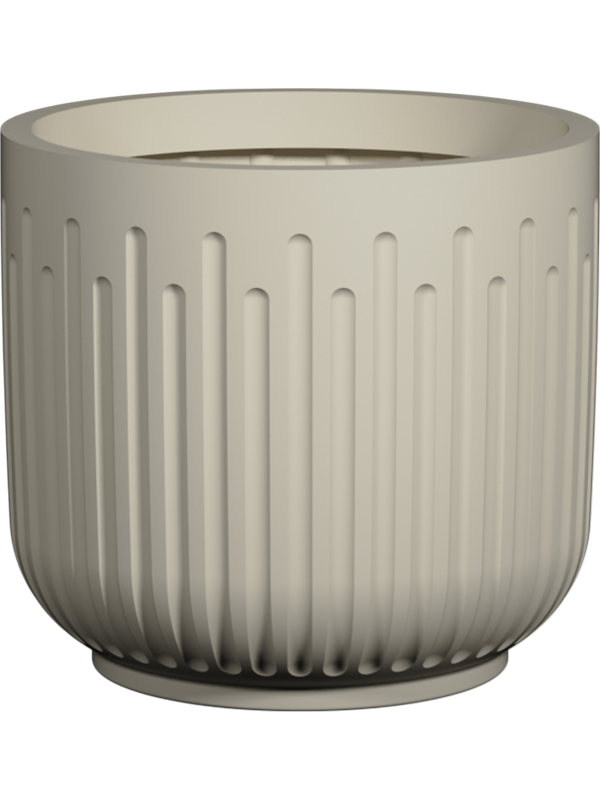 
                  
                    Pot Ionic Arcus, Blanc Silk White, hauteur 37 cm, diamètre 40 cm
                  
                