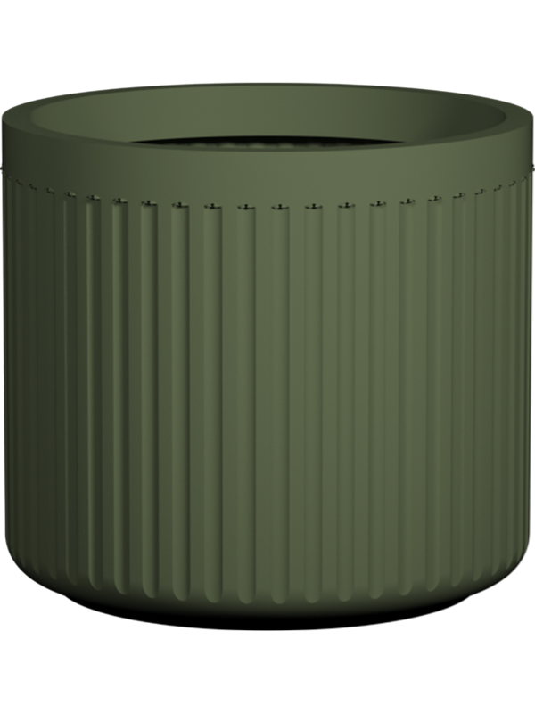 
                  
                    Pot Ionic Turris Low, Vert Sage Green, hauteur 36 cm, diamètre 40 cm
                  
                