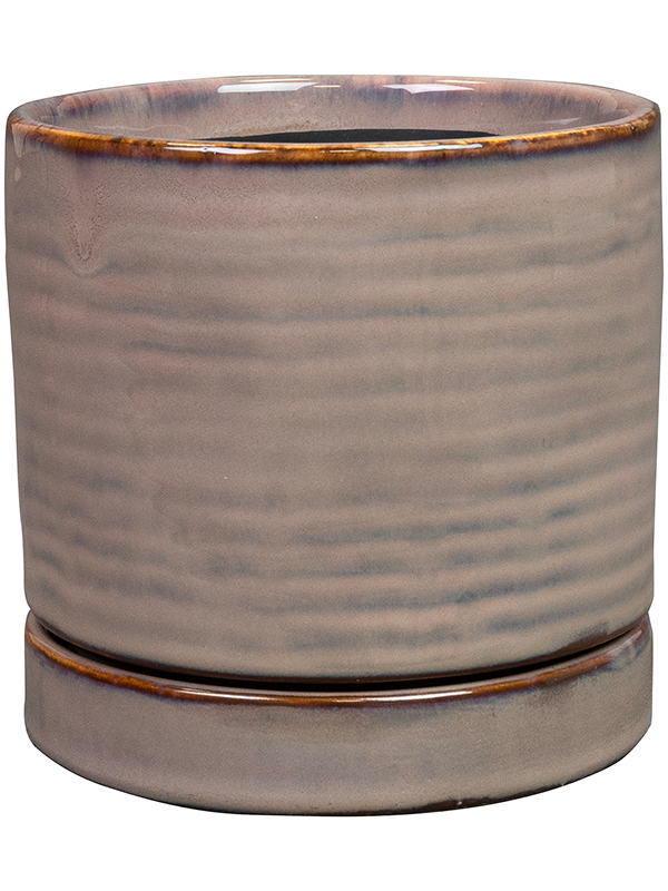 
                  
                    Pot Lana Ter Steege violet profond avec soucoupe, hauteur et diamètre 13 cm
                  
                