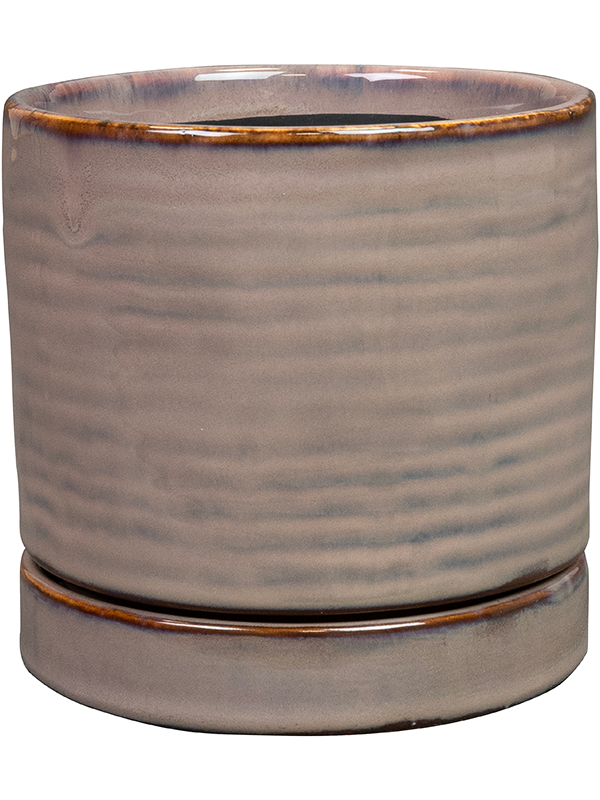 
                  
                    Pot Lana Ter Steege violet profond avec soucoupe, hauteur et diamètre 17 cm
                  
                