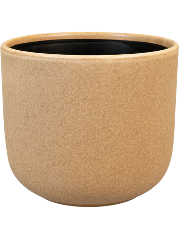 
                  
                    Pot Nine Ter Steege Sable, céramique émaillée faite main, hauteur 12 cm, diamètre 14 cm, référence 6PTR77293.
                  
                