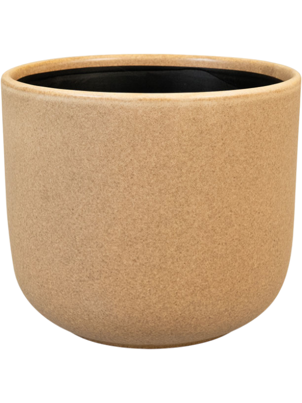
                  
                    Pot Nine Ter Steege Sable, céramique émaillée faite main, hauteur 15 cm, diamètre 17 cm, référence 6PTR77294.
                  
                
