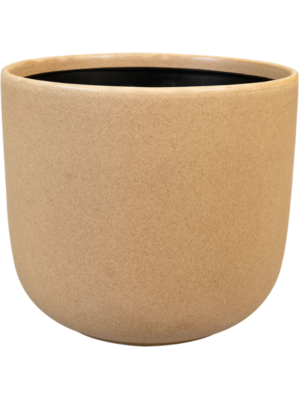 
                  
                    Pot Nine Ter Steege Sable, céramique émaillée faite main, hauteur 20 cm, diamètre 22 cm, référence 6PTR77296.
                  
                