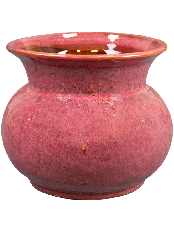 
                  
                    Pot Vivi Cherry Ter Steege rouge cerise, arrondie, hauteur 17 cm, diamètre 21 cm
                  
                