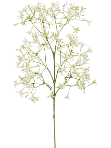 Saxifrage artificielle crème ramifiée 63 cm