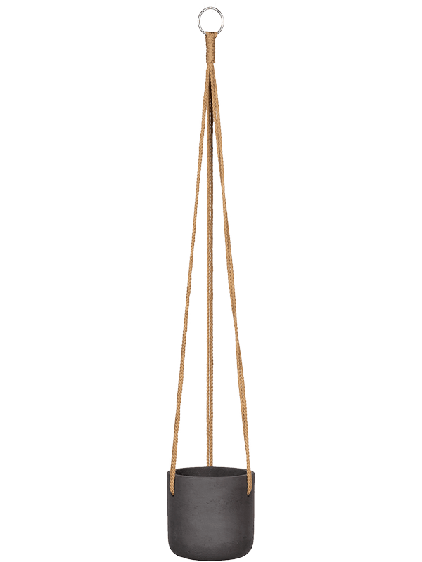 
                  
                    Suspension Rough Charlie Noir, H12 Ø12 cm, Pottery Pots
                  
                