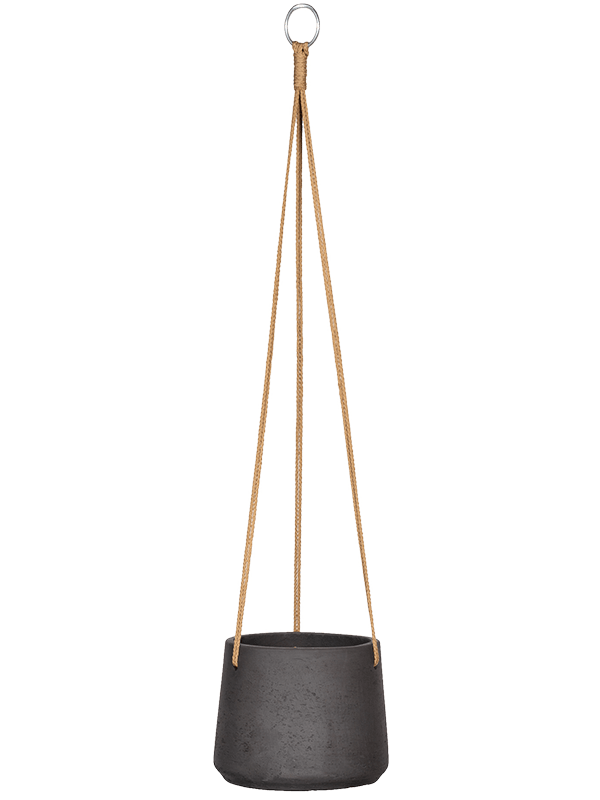 
                  
                    Suspension Rough Patt Noir, H14 Ø17 cm, Pottery Pots
                  
                