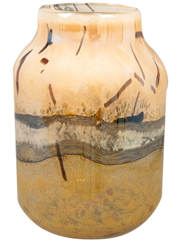
                  
                    Vase Asha Sunset en verre, hauteur 24 cm
                  
                