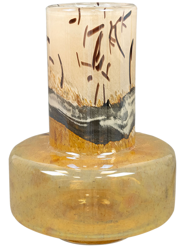 
                  
                    Vase Asha Sunset en verre, hauteur 26 cm
                  
                