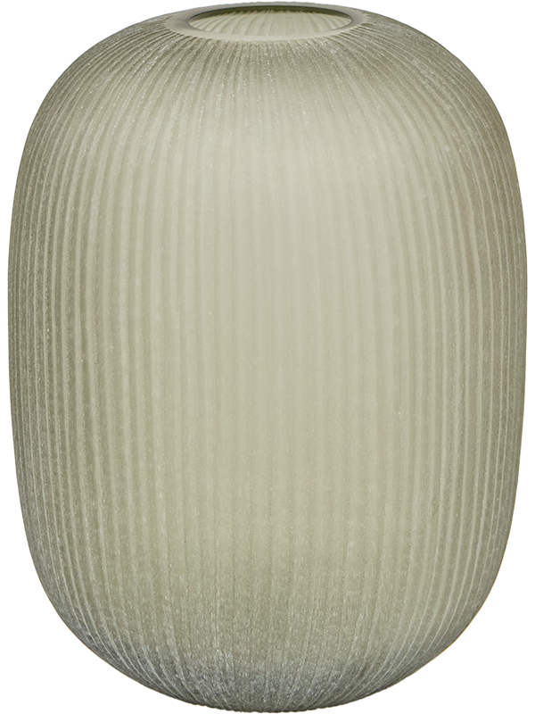 Vase Rough Groove Cut gris acier, hauteur 26 cm, vendu à l’unité