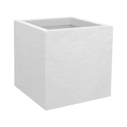 Pot carré VOLCANIA'UP 30cm pierre - 21L-30 cm