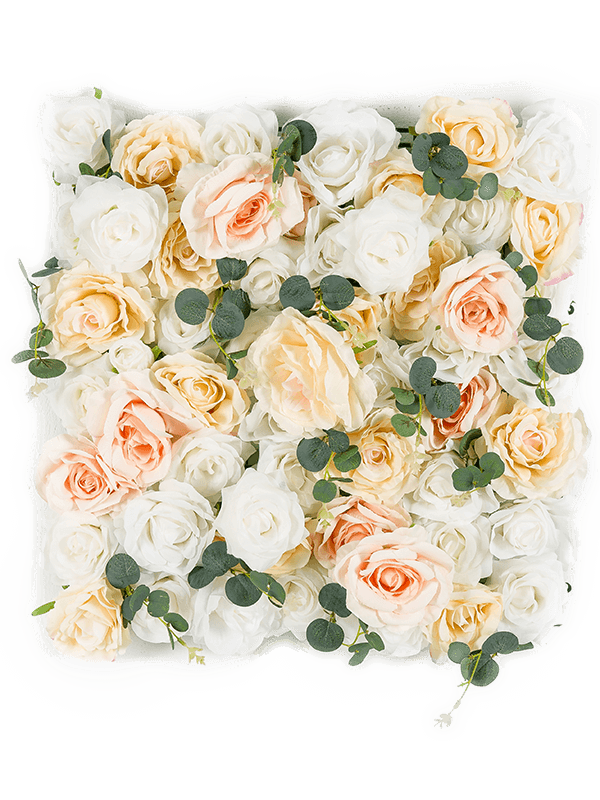 Tapis de roses artificiel