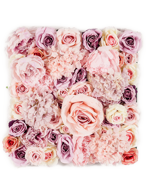 
                  
                    Tapis de roses artificiel.
                  
                